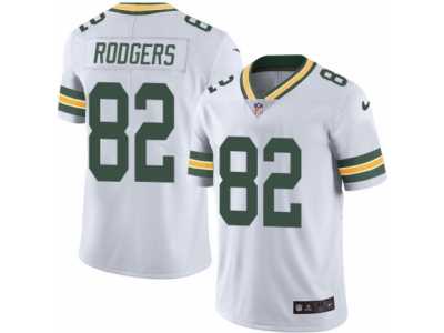 Men's Nike Green Bay Packers #82 Richard Rodgers Elite White Rush NFL Jersey