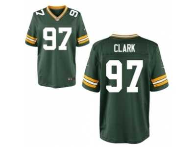 Men's Nike Green Bay Packers #97 Kenny Clark Elite Green Team Color NFL Jersey