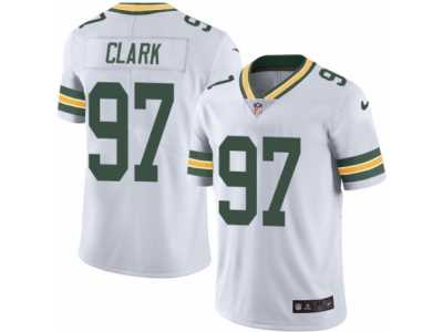 Men's Nike Green Bay Packers #97 Kenny Clark Elite White Rush NFL Jersey