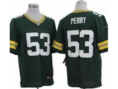Nike Green Bay Packers #53 Perry Green Elite Jerseys