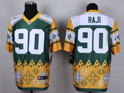 Nike Green Bay Packers #90 B.J. Raji Jerseys(Style Noble Fashion Elite)