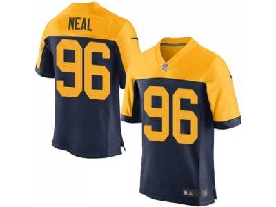 Nike Green Bay Packers #96 Mike Neal Navy Blue jerseys(Elite)
