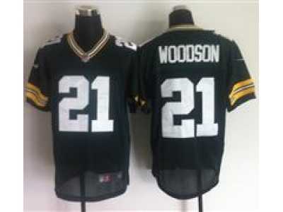 Nike NFL Green Bay Packers #21 Charles Woodson Green Elite jerseys