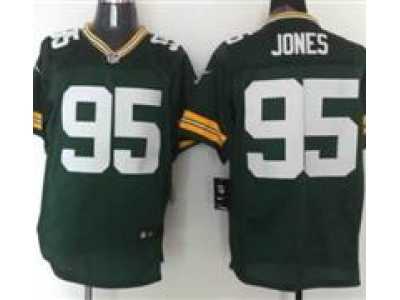 Nike NFL Jerseys Green Bay Packers #95 Datone Jones Green Jerseys(Elite)