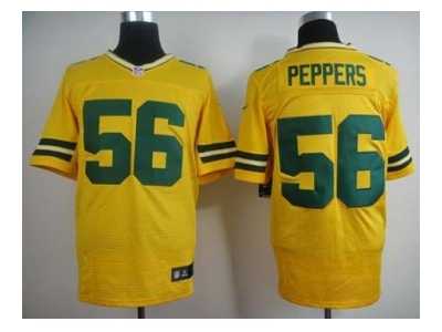 Nike jerseys green bay packers #56 peppers yellow[Elite][peppers]