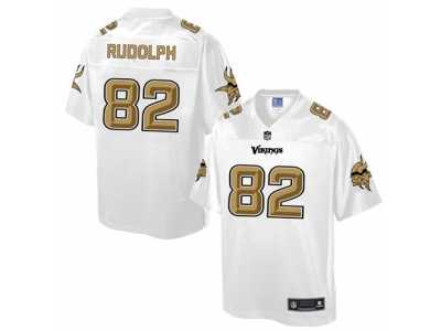 Nike Minnesota Vikings #82 Kyle Rudolph White Men's NFL Pro Line Fashion Game Jersey