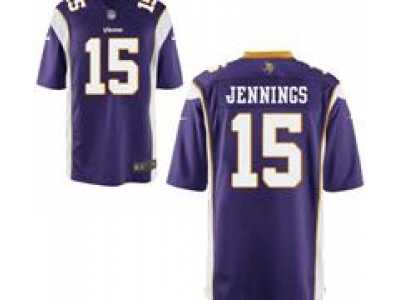 Nike NFL Minnesota Vikings #15 Greg Jennings Purple Jerseys(Game)
