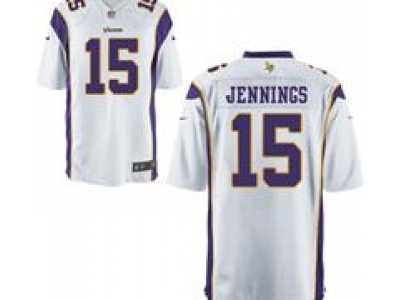 Nike NFL Minnesota Vikings #15 Greg Jennings white Jerseys(Game)