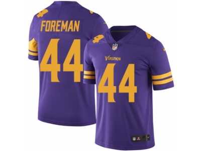 Men's Nike Minnesota Vikings #44 Chuck Foreman Elite Purple Rush NFL Jersey