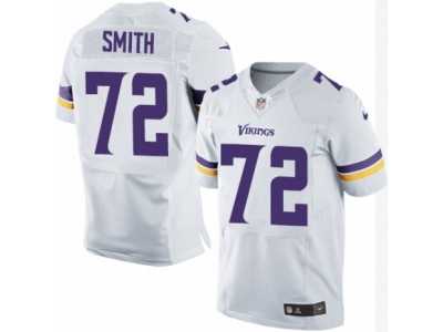 Men's Nike Minnesota Vikings #72 Andre Smith Elite White NFL Jersey