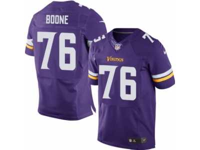 Men's Nike Minnesota Vikings #76 Alex Boone Elite Purple Team Color NFL Jersey