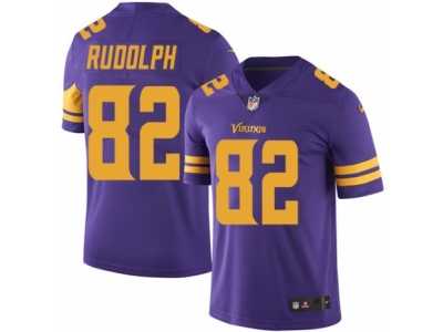 Men's Nike Minnesota Vikings #82 Kyle Rudolph Elite Purple Rush NFL Jersey