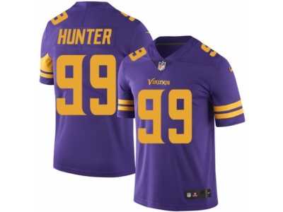 Men's Nike Minnesota Vikings #99 Danielle Hunter Elite Purple Rush NFL Jersey