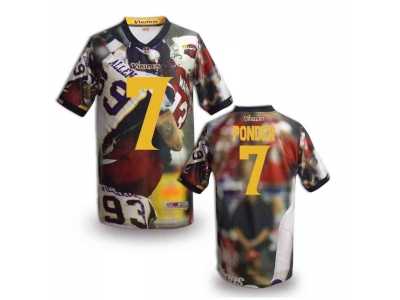 Minnesota Vikings #7 PONDER Men Stitched NFL Elite Fanatical Version Jersey-7