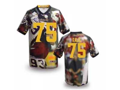 Minnesota Vikings #75 KALIL Men Stitched NFL Elite Fanatical Version Jersey-7