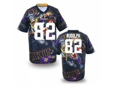 Minnesota Vikings #82 RUDOLPH Men Stitched NFL Elite Fanatical Version Jersey-1