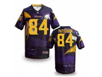 Minnesota Vikings #84 PATTERSON Men Stitched NFL Elite Fanatical Version Jersey-6