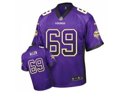 Nike Minnesota Vikings #69 Jared Allen Purple Jersey(Elite Drift Fashion)