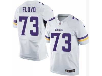 Nike Minnesota Vikings #73 Sharrif Floyd White Men's Stitched NFL Elite Jersey
