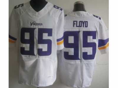 Nike Minnesota Vikings #95 Sharrif Floyd White Jerseys(Elite)