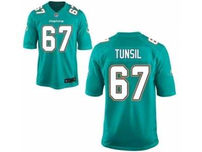 Men's Nike Miami Dolphins #67 Laremy Tunsil Game Green Team Color NFL Jersey