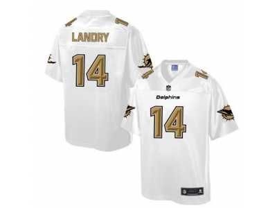 Nike Miami Dolphins #14 Jarvis Landry White Men's NFL Pro Line Fashion Game Jersey