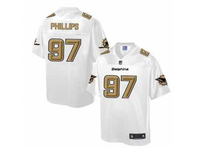 Nike Miami Dolphins #97 Jordan Phillips White Men's NFL Pro Line Fashion Game Jersey