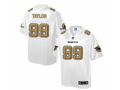 Nike Miami Dolphins #99 Jason Taylor White Men's NFL Pro Line Fashion Game Jersey
