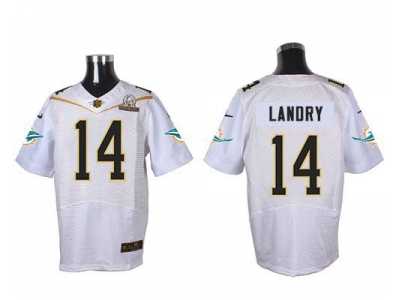 2016 Pro Bowl Nike Miami Dolphins #14 Jarvis Landry white Jerseys(Elite)