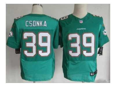 Nike Miami Dolphins #39 csonka Green Jersey(Elite)