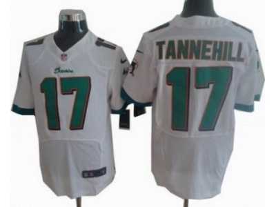 Nike NFL Miami Dolphins #17 Ryan Tannehill white Elite Jerseys