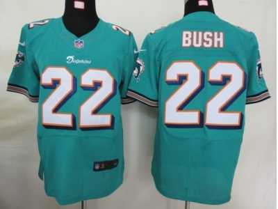 Nike NFL Miami Dolphins #22 Bush Green Elite jerseys