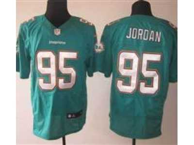 Nike NFL Miami Dolphins #95 Dion Jordan Green Jerseys(Elite)