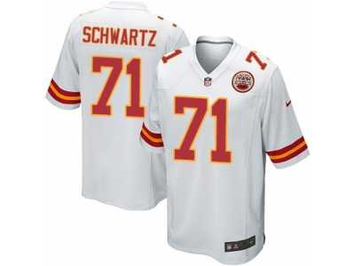 Men's Nike Kansas City Chiefs #71 Mitchell Schwartz Game White NFL Jersey