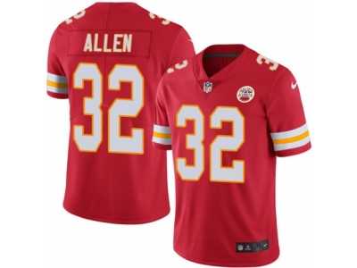 Men's Nike Kansas City Chiefs #32 Marcus Allen Elite Red Rush NFL Jersey