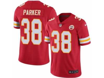Men's Nike Kansas City Chiefs #38 Ron Parker Elite Red Rush NFL Jersey
