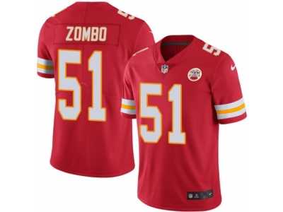 Men's Nike Kansas City Chiefs #51 Frank Zombo Elite Red Rush NFL Jersey