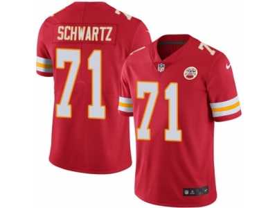Men's Nike Kansas City Chiefs #71 Mitchell Schwartz Elite Red Rush NFL Jersey