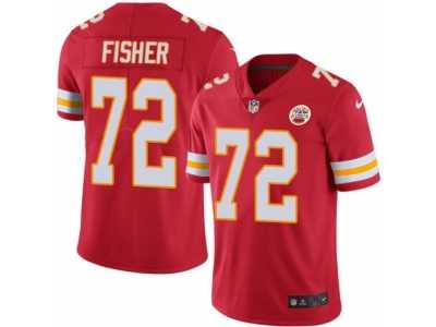 Men's Nike Kansas City Chiefs #72 Eric Fisher Elite Red Rush NFL Jersey