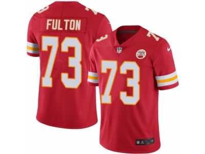Men's Nike Kansas City Chiefs #73 Zach Fulton Elite Red Rush NFL Jersey