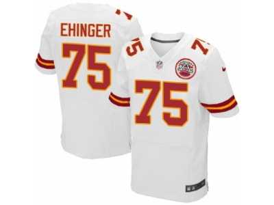 Men's Nike Kansas City Chiefs #75 Parker Ehinger Elite White NFL Jersey