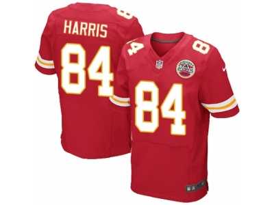Men's Nike Kansas City Chiefs #84 Demetrius Harris Elite Red Team Color NFL Jersey
