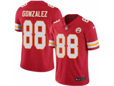 Men's Nike Kansas City Chiefs #88 Tony Gonzalez Elite Red Rush NFL Jersey