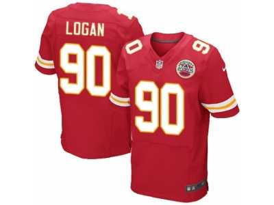 Men's Nike Kansas City Chiefs #90 Bennie Logan Elite Red Team Color NFL Jersey