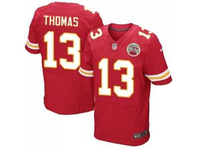Nike Kansas City Chiefs #13 De'Anthony Thomas Red Jerseys(Elite)