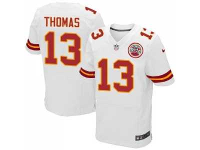 Nike Kansas City Chiefs #13 De'Anthony Thomas white Jerseys(Elite)