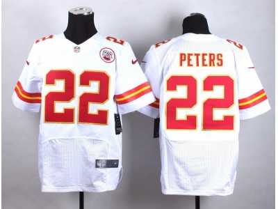 Nike Kansas City Chiefs #22 Marcus Peters white jerseys(Elite)