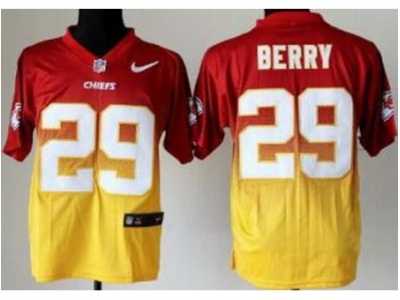 Nike Kansas City Chiefs #29 Eric Berry Red Gold Jerseys(Drift Fashion II Elite)