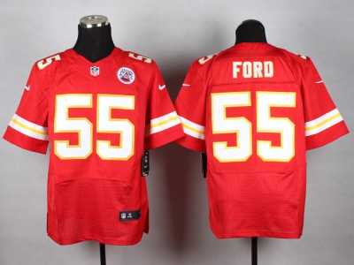 Nike Kansas City Chiefs #55 Dee Ford red jerseys[Elite]