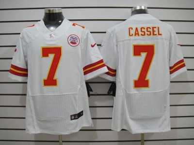 Nike Kansas City Chiefs #7 Cassel White Elite Jerseys